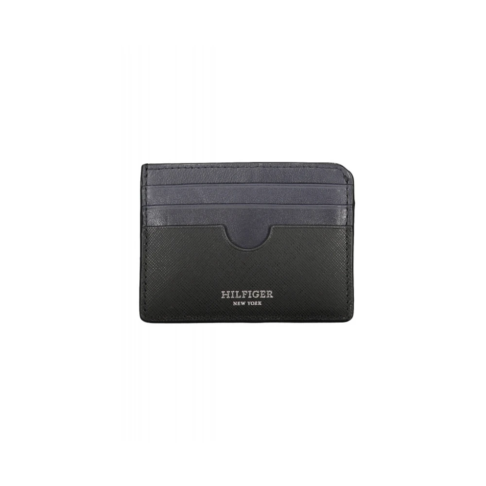 Tommy Hilfiger Saffiano Card Holder - Male - Wallets & Cardholders - Black - One Size - Accessories