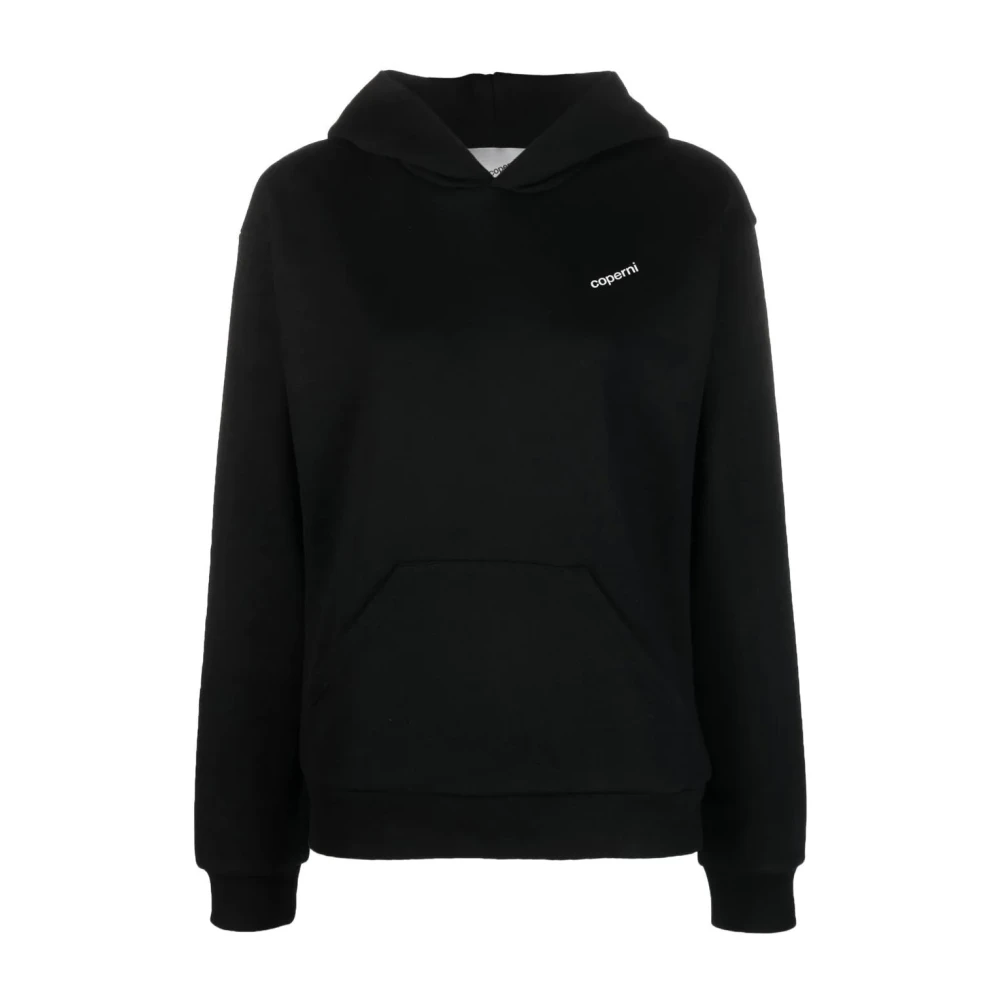 Coperni Women's Black Logo Hoodie Jumper Large
