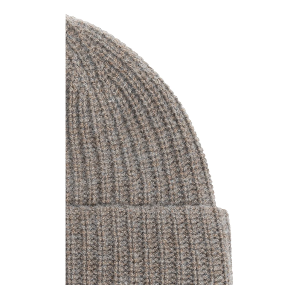 Yves Salomon Wollen muts Gray Dames