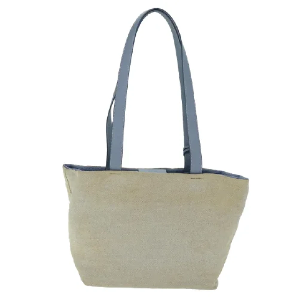 Prada Vintage Pre-owned Canvas totes Beige Dames