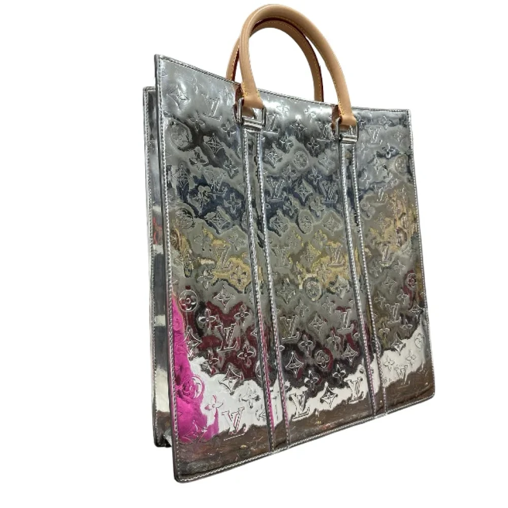 Louis Vuitton Vintage Pre-owned Fabric handbags Gray Dames