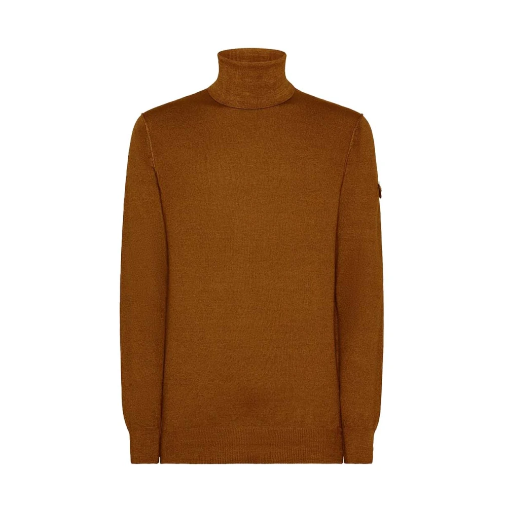 Peuterey Wollen trui met col Brown Heren