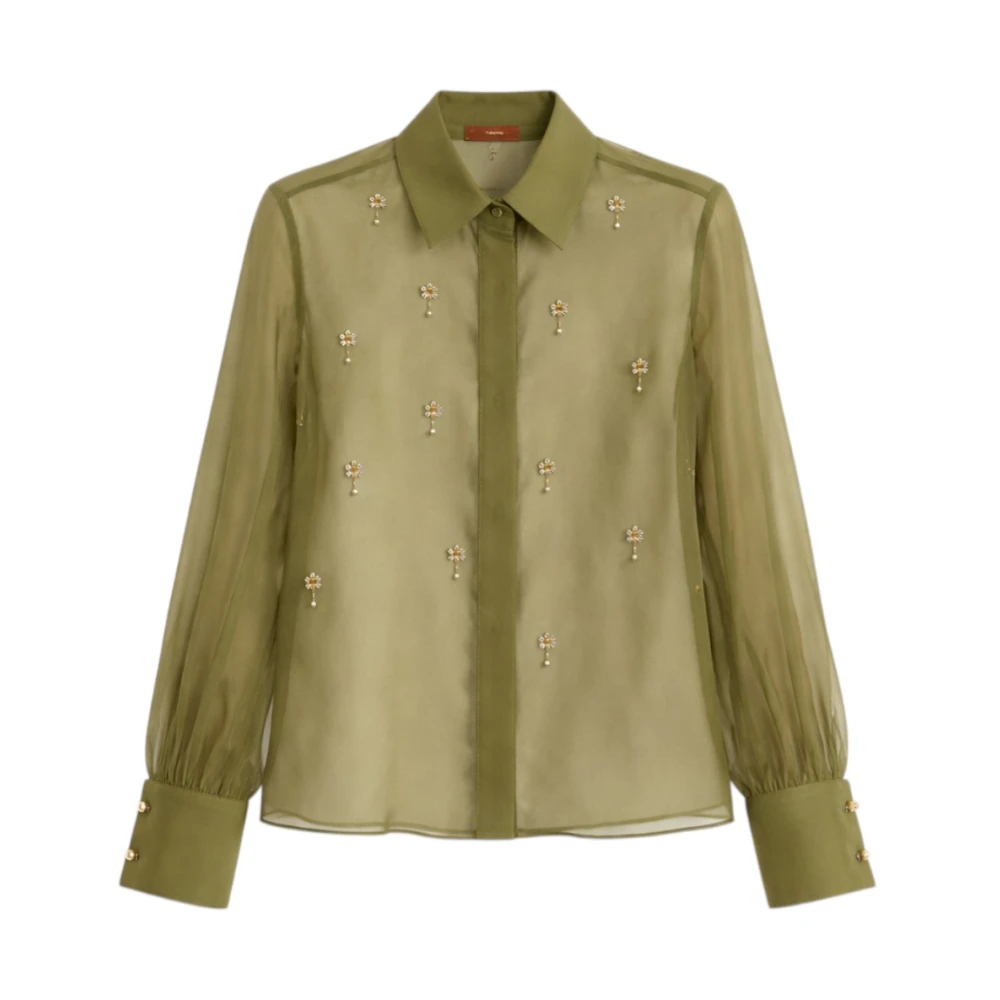 Max Mara Studio Mujer Verde Blusas Y Camisas, Talla: S