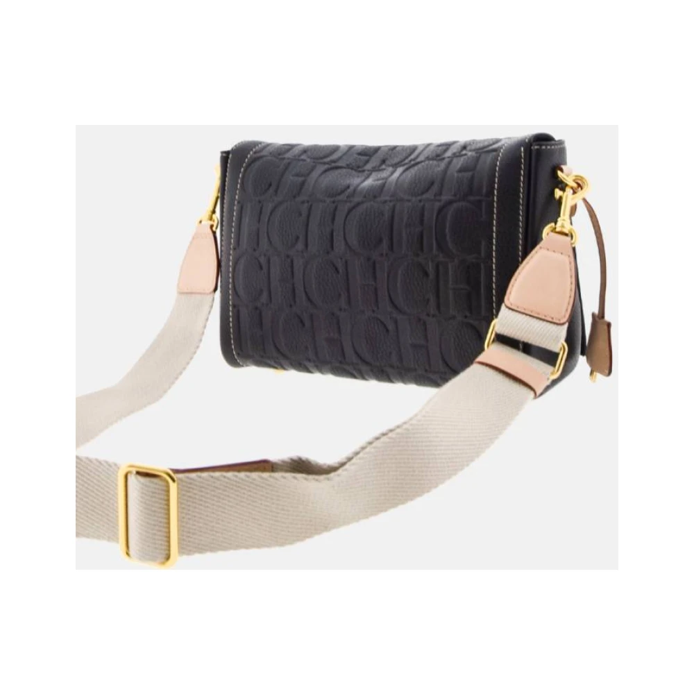 Carolina Herrera Afgesloten Crossbody Tas in Zwart Black Dames