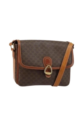 Pre-owned Vintage Läder Cross Body Väska
