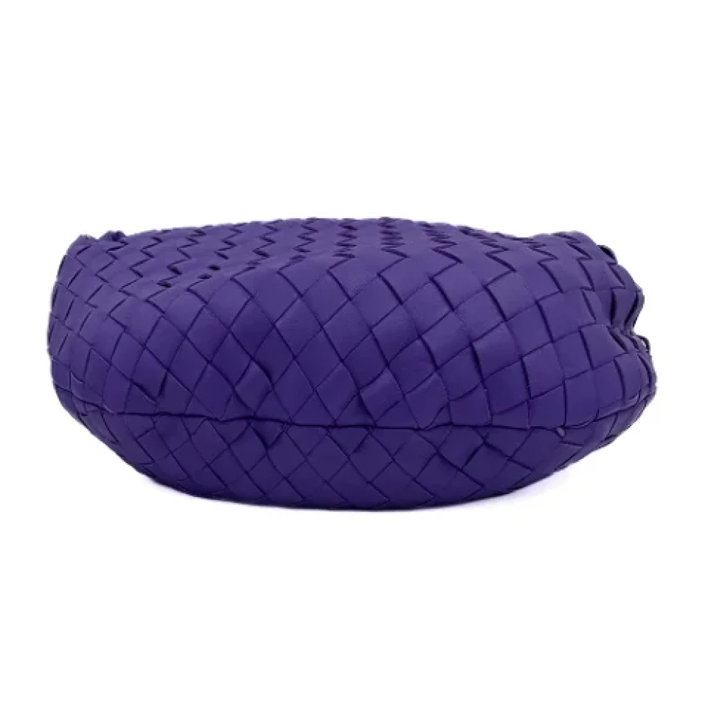 Bottega Veneta Vintage Pre-owned Leather handbags Purple Dames