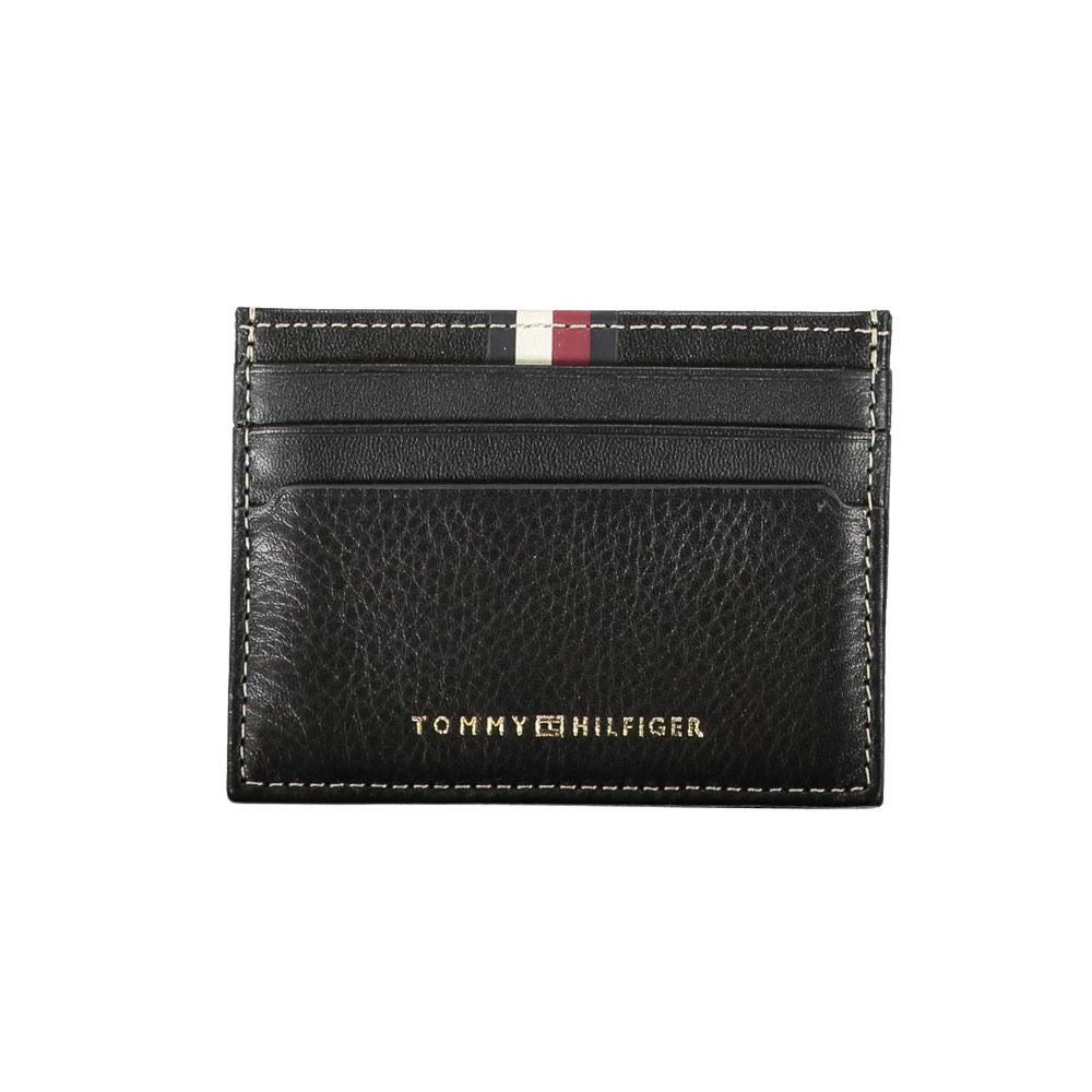 Tommy Hilfiger Men's Black Wallets & Cardholders, One Size, Leather Wallet