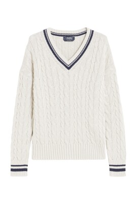 pull-elegant-avec-col-en-v-et-rayures
