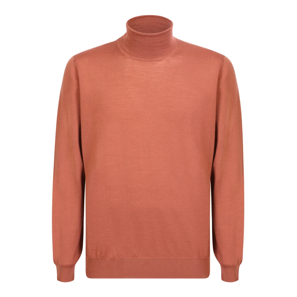 Lardini Men's Brown Knitwear Turtleneck Jumper - Turtlenecks - M - Knitwear