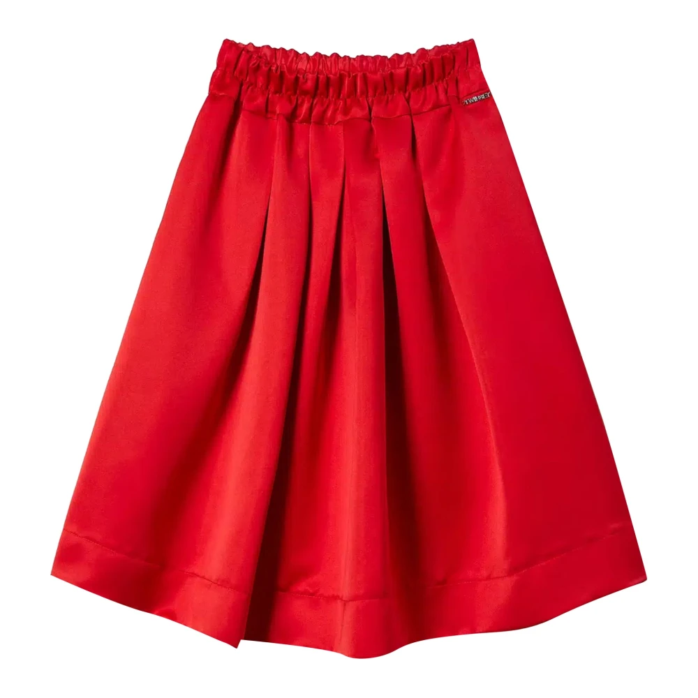 Twinset Girls Red Kids Skirts, 14 Y, Duchesse Skirt