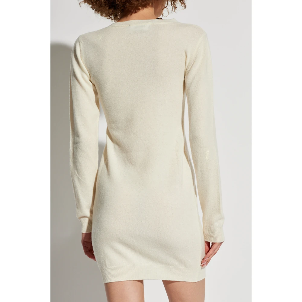 Dsquared2 Wollen jurk Beige Dames