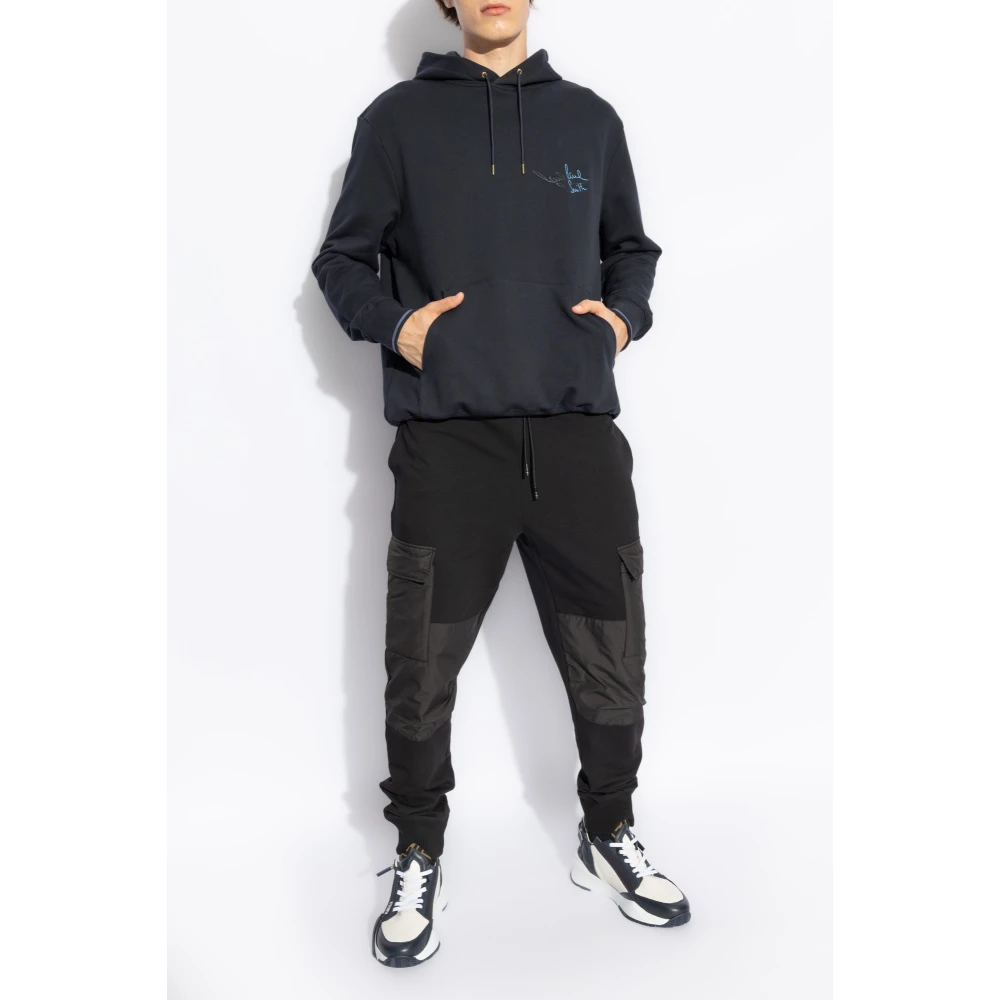 Paul Smith Hoodie Blue Heren