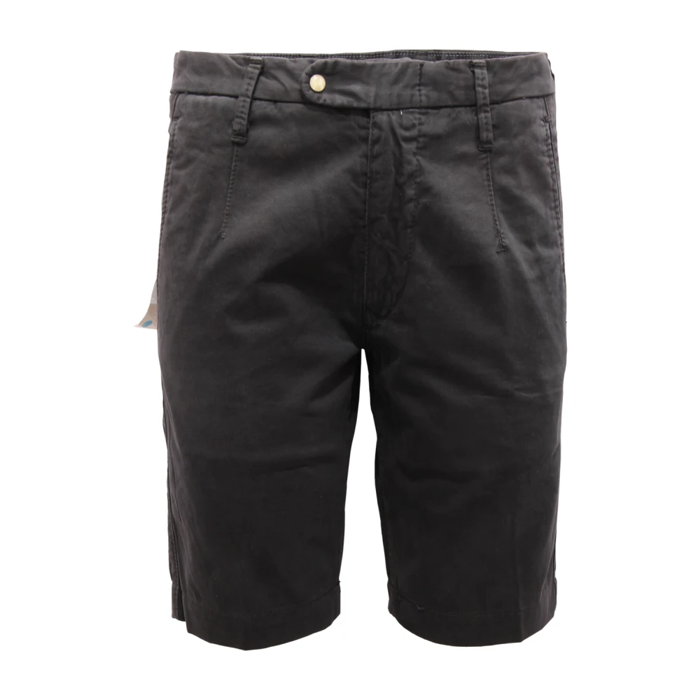 Evisu Black Bermuda Shorts Made In Italy - Male - Casual Shorts - W29 - Shorts