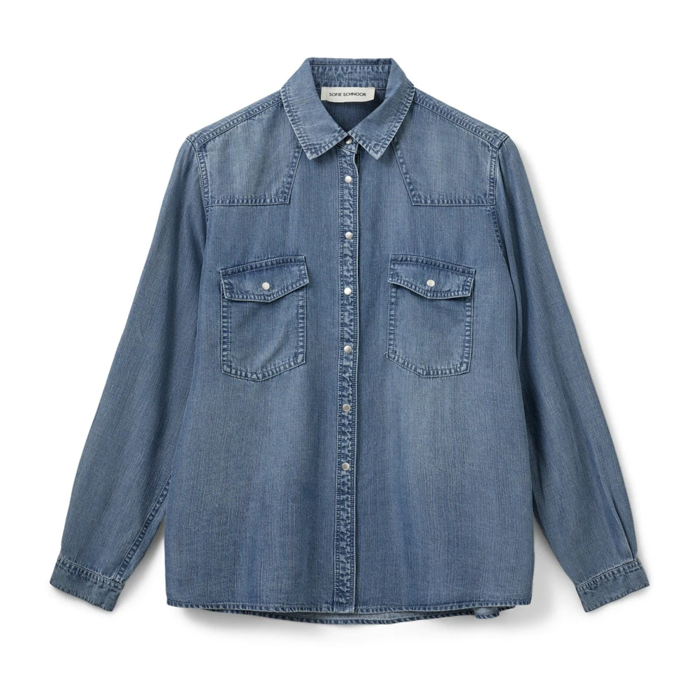 Sofie Schnoor Blue Shirts, Female, Xs, Alinesw Shirt
