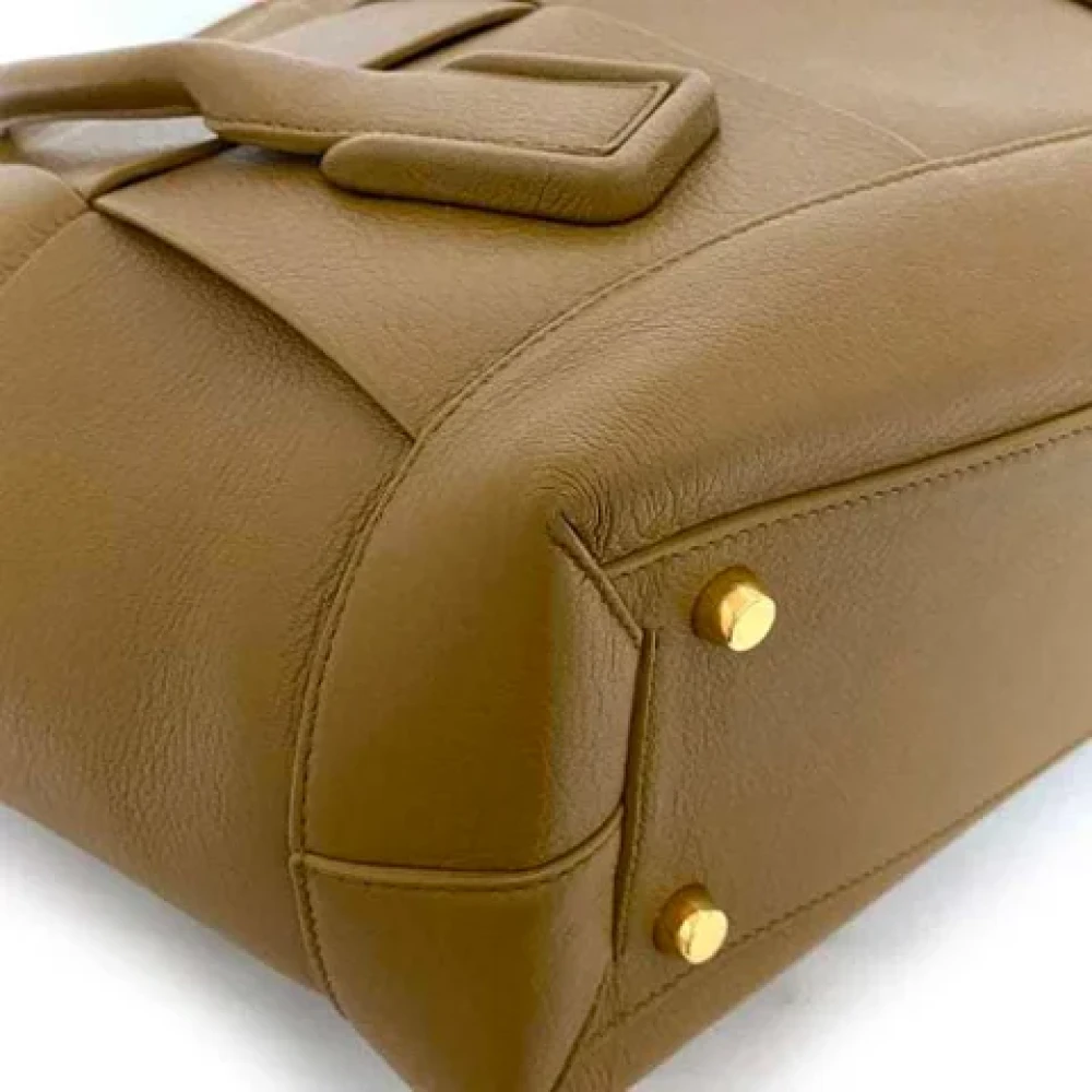 Bottega Veneta Vintage Pre-owned Leather totes Brown Dames