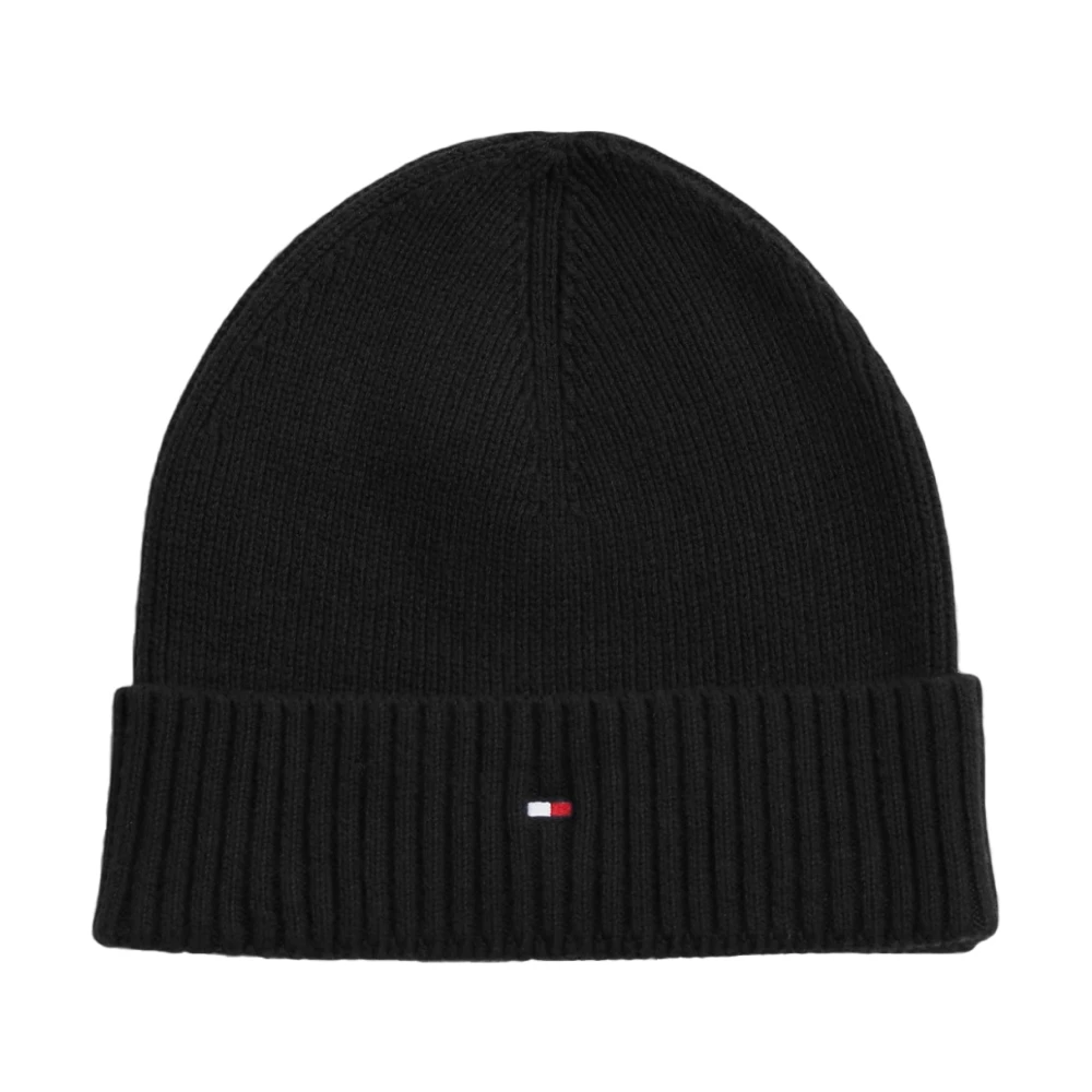 Tommy Hilfiger Katoenen Muts & Sjaal Set Black Heren