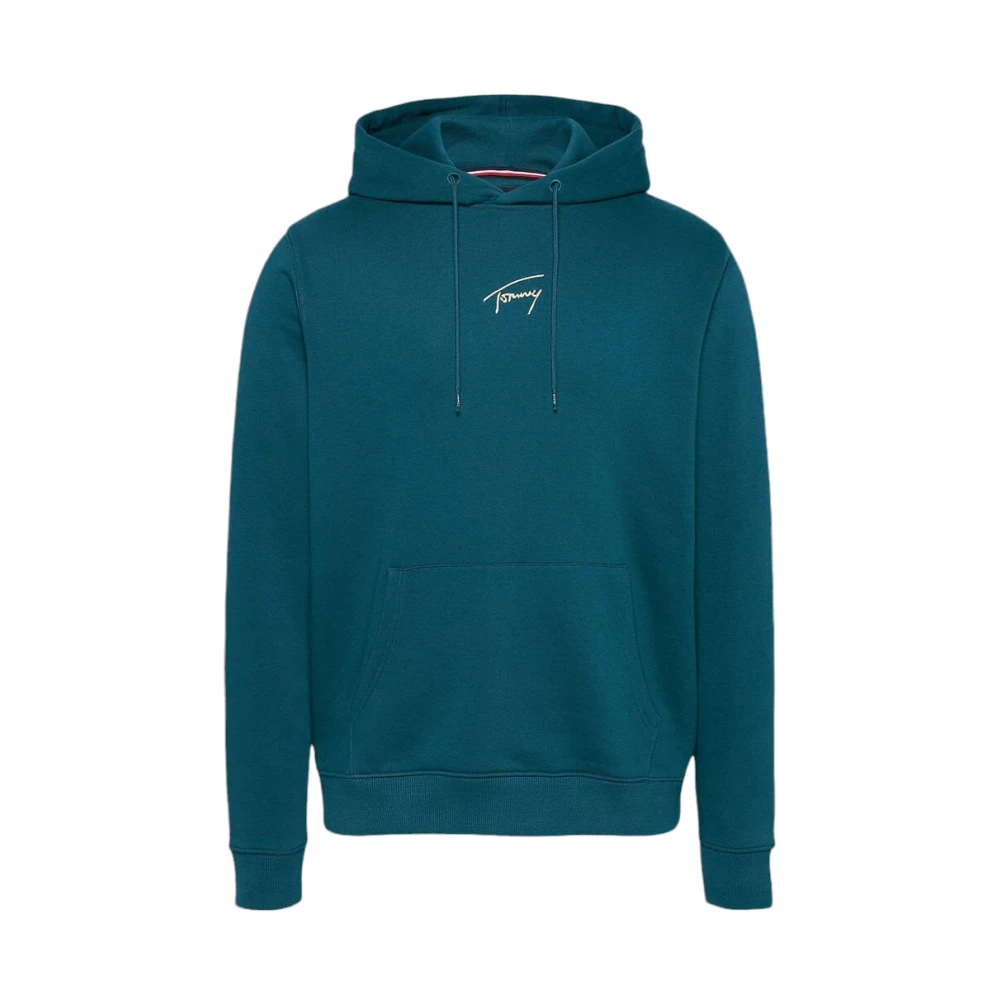 Tommy Jeans Hoodie Blue Heren
