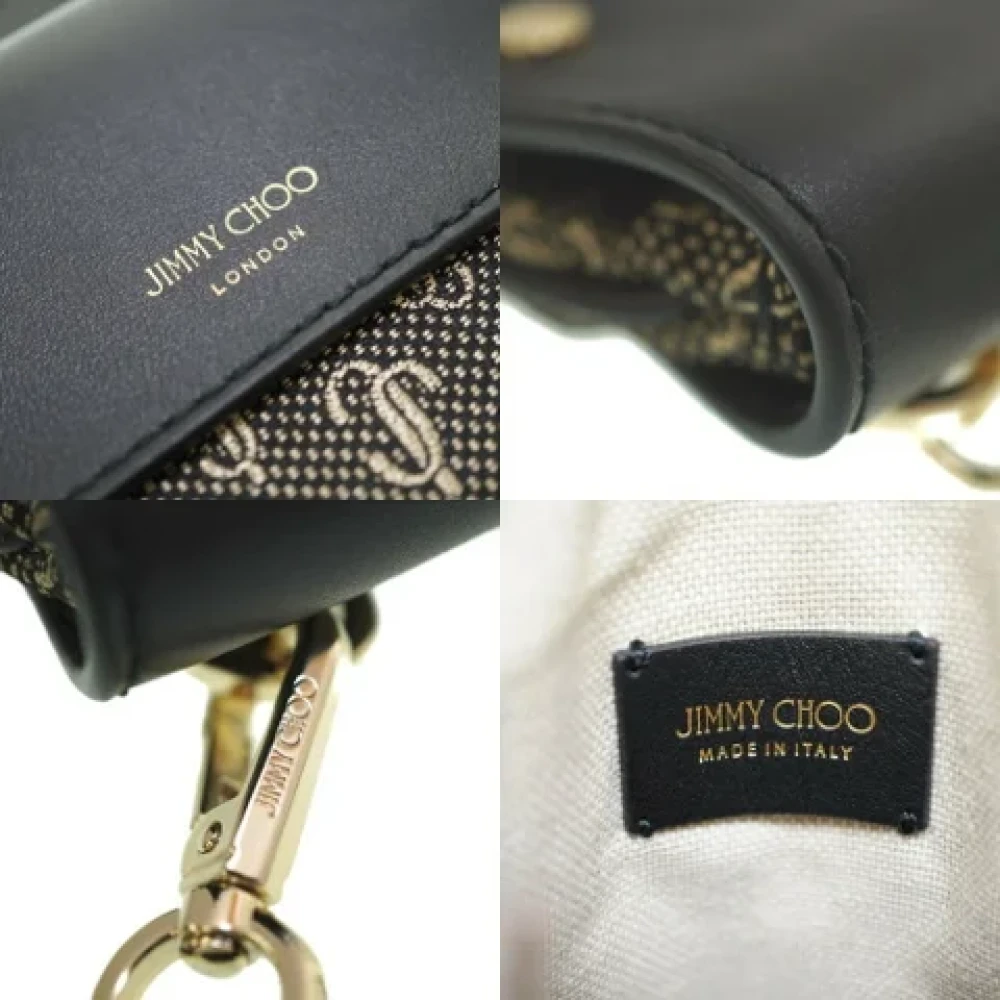 Jimmy Choo Pre-owned Fabric shoulder-bags Brown Dames