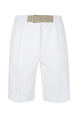 Skärp i bomullsshorts