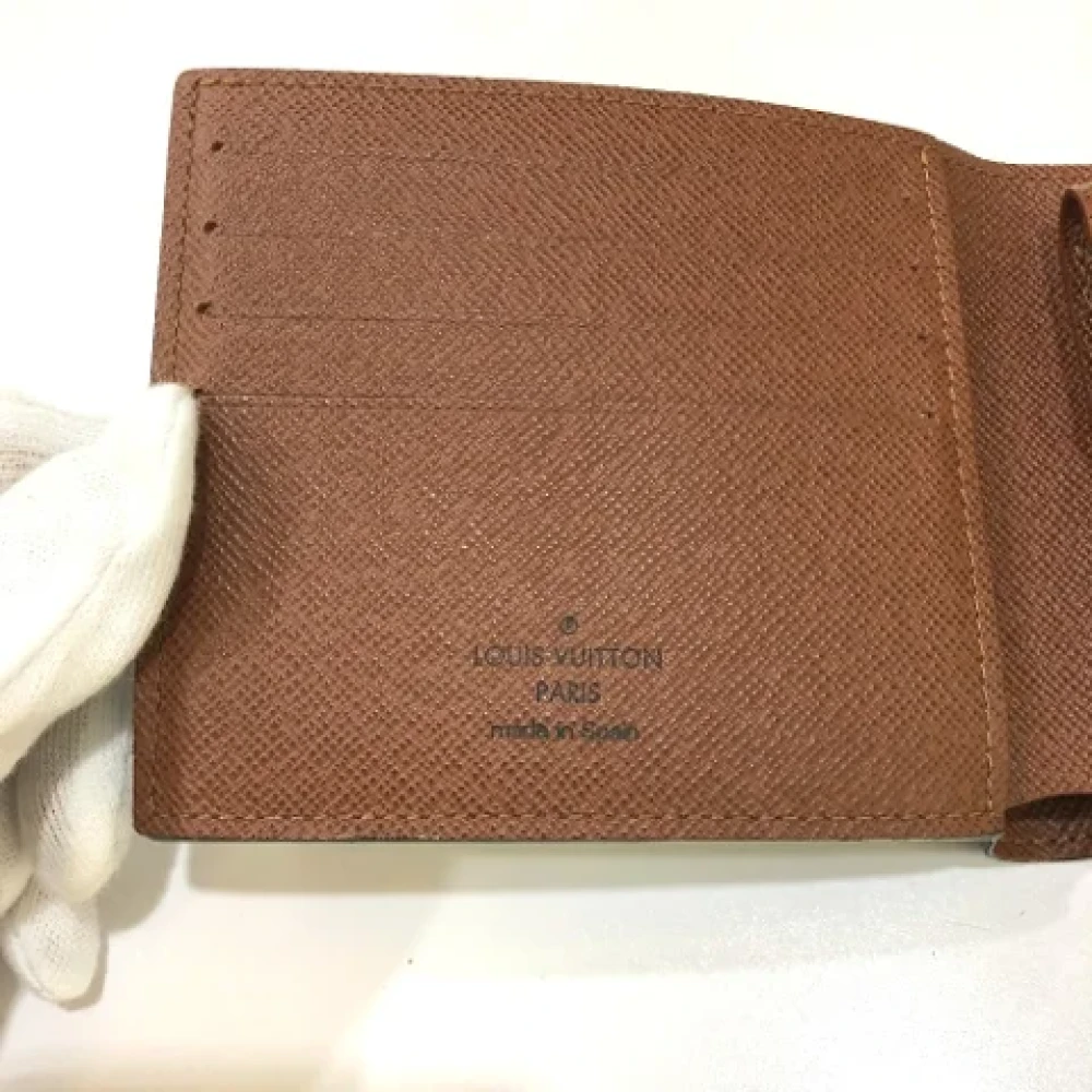 Louis Vuitton Vintage Pre-owned Canvas wallets Brown Dames