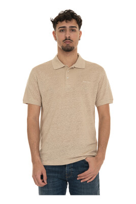 polo-en-lin-avec-logo