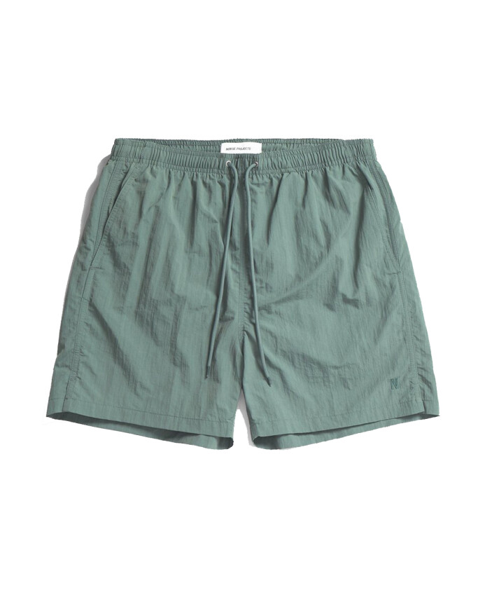 maillot-de-bain-vert-petrole-taille-elastique-coupe-large