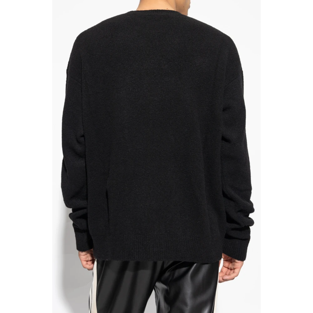 Palm Angels Trui met logo Black Heren