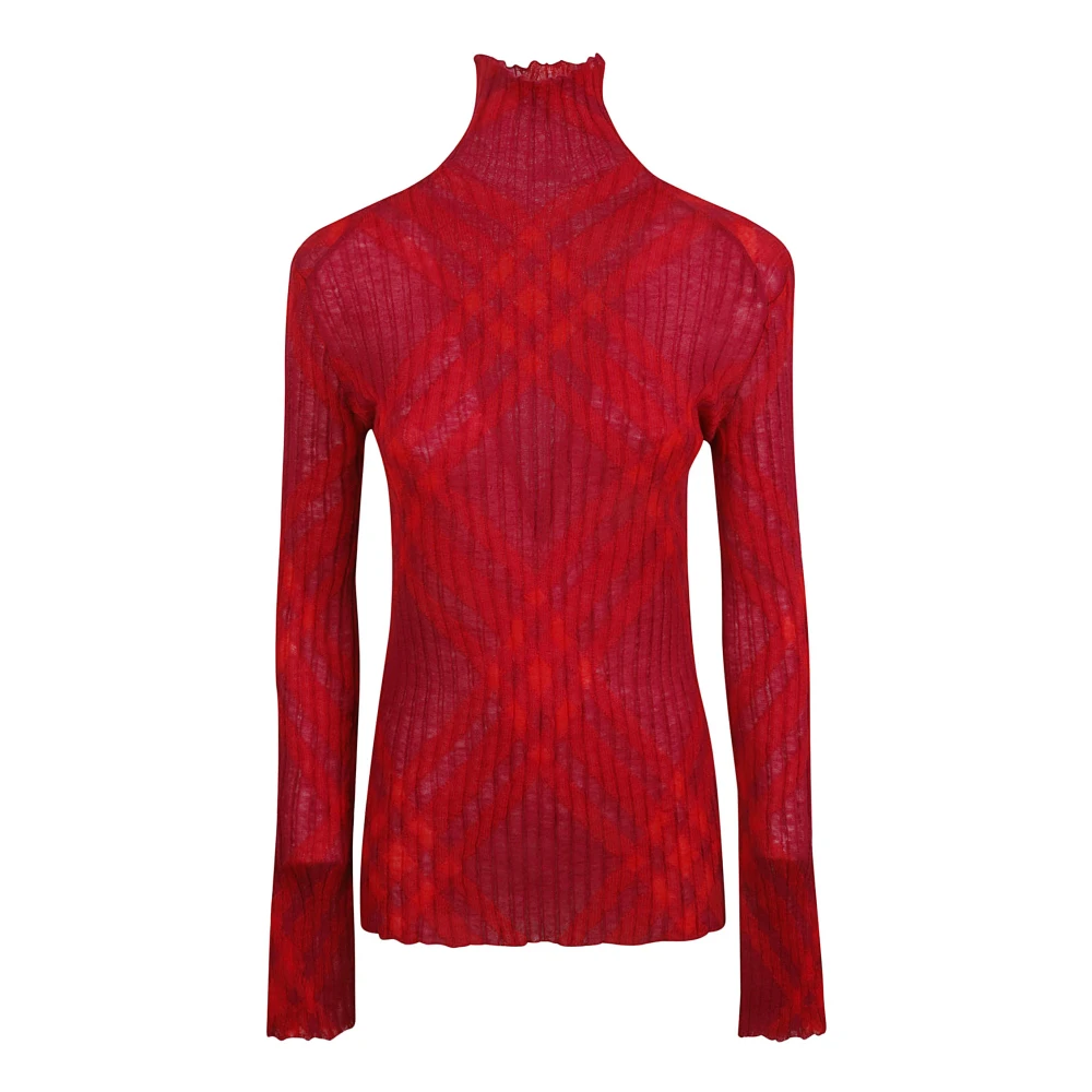 Burberry P.w93 E302.89 Sweaters Red Dames