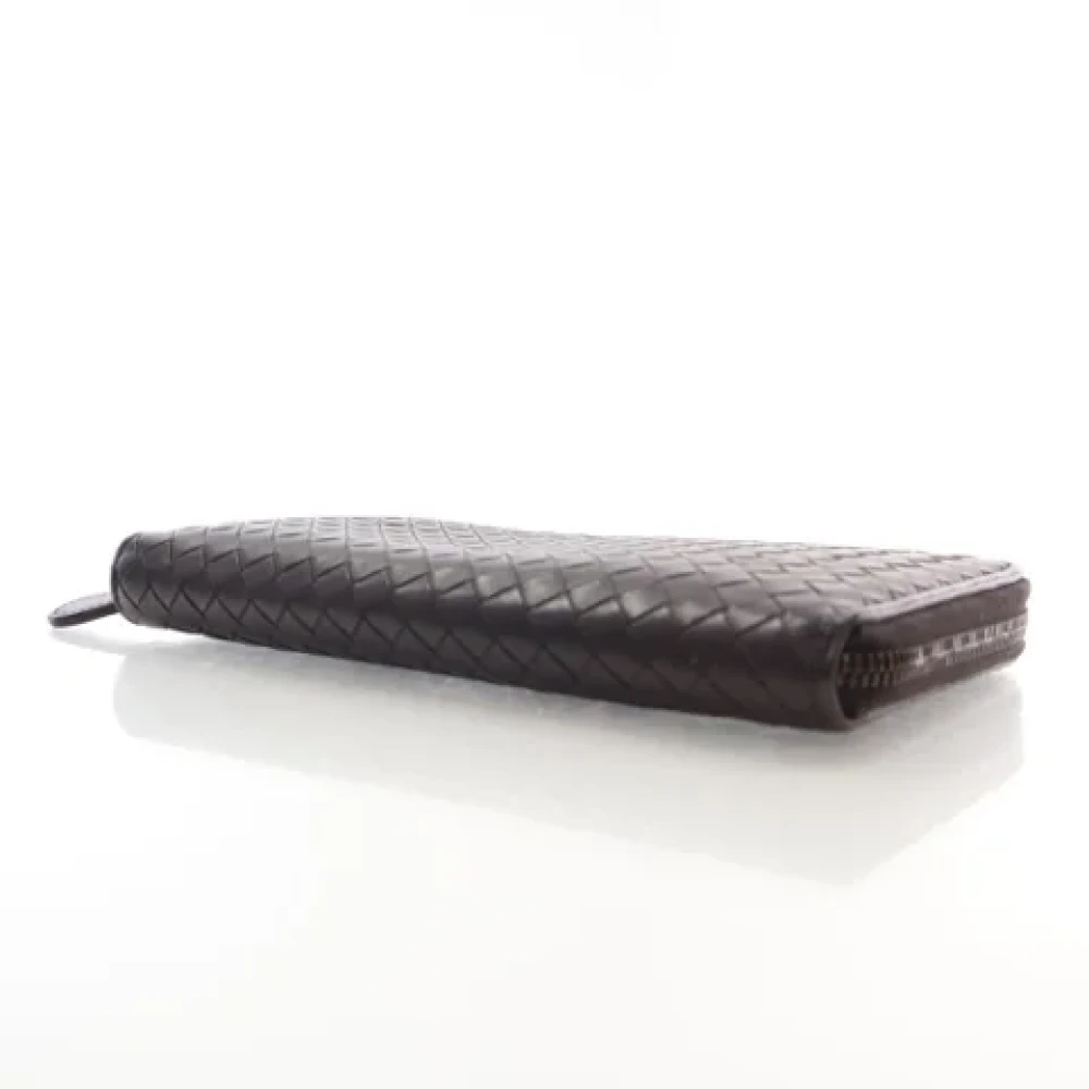 Bottega Veneta Vintage Pre-owned Leather wallets Brown Dames