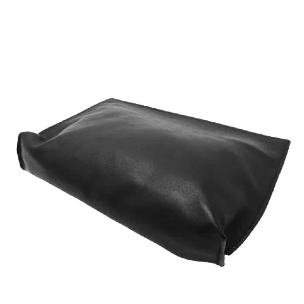 Jimmy Choo Pre-owned Leather clutches Black Dames