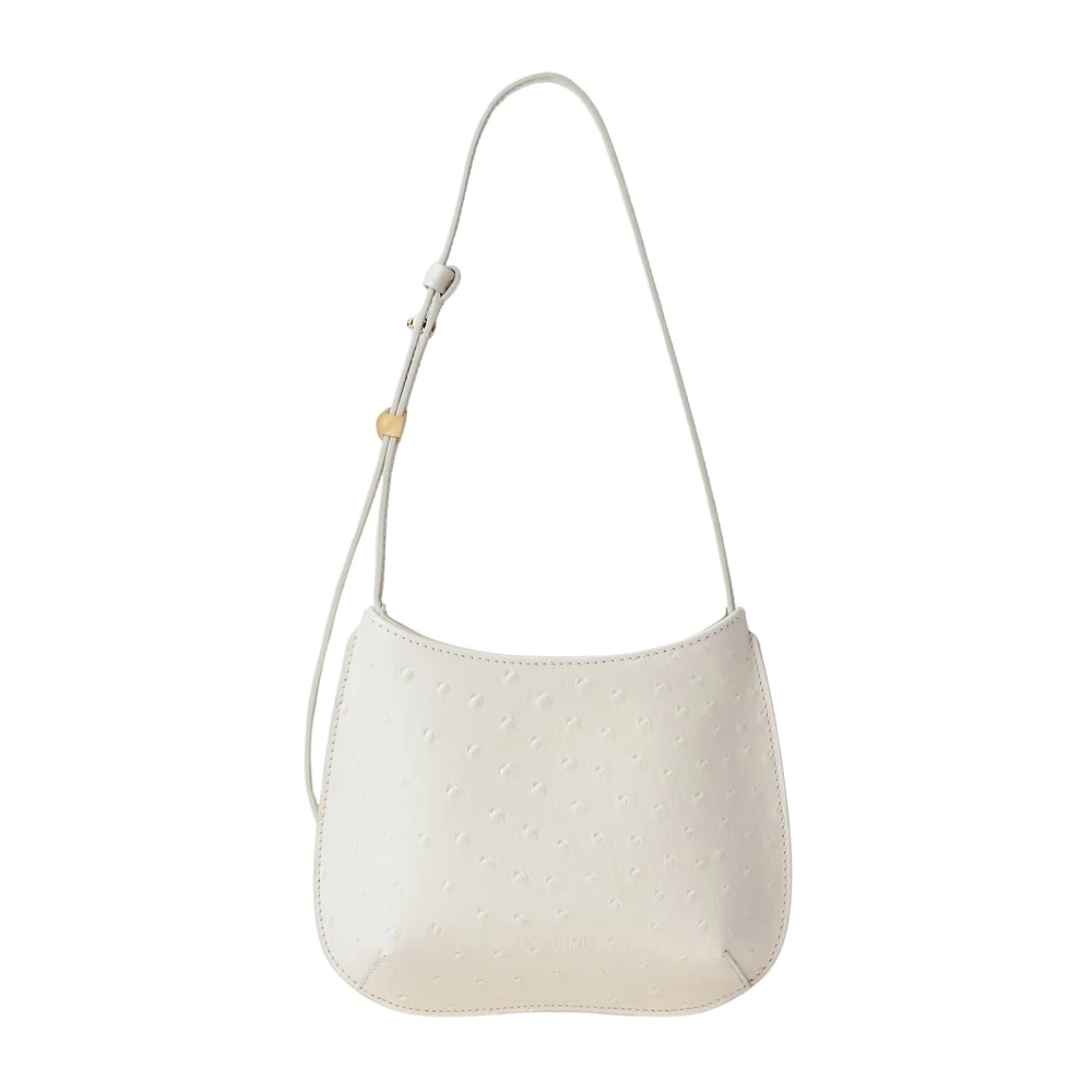 Jacquemus Women's White Shoulder Bags, One Size, Le Petit Bisou Shoulder Bag