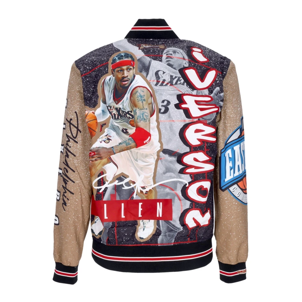 Mitchell & Ness NBA Burst Bomberjack Allen Iverson Multicolor Heren