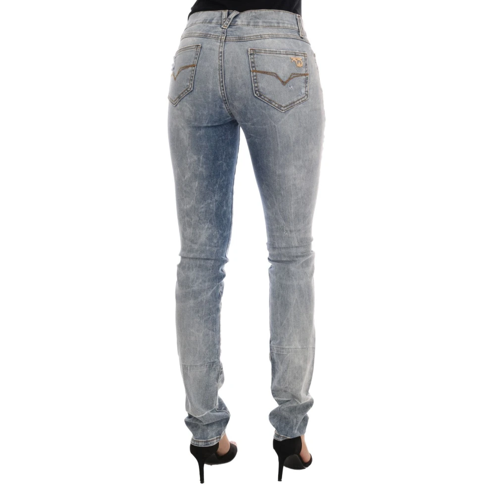 Versace Jeans Couture Skinny Jeans Gray Dames