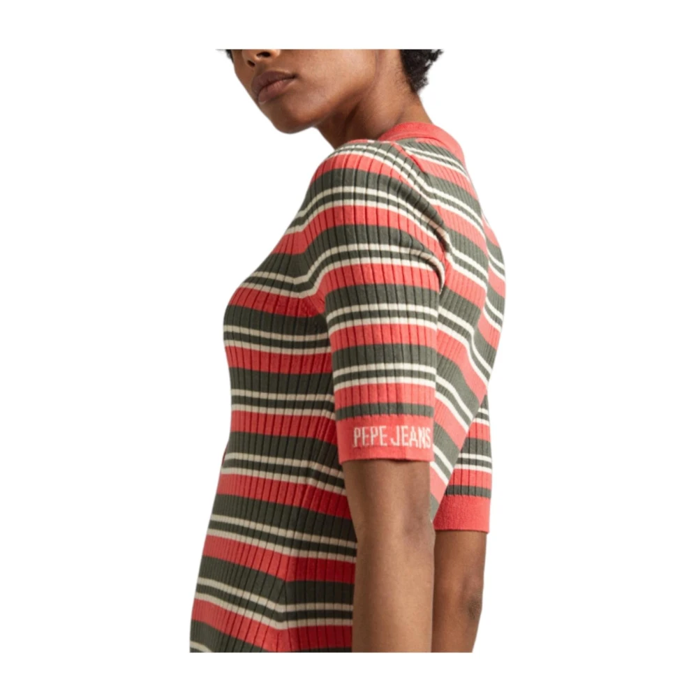 Pepe Jeans Gestreepte Gabriella Jurk Multicolor Dames