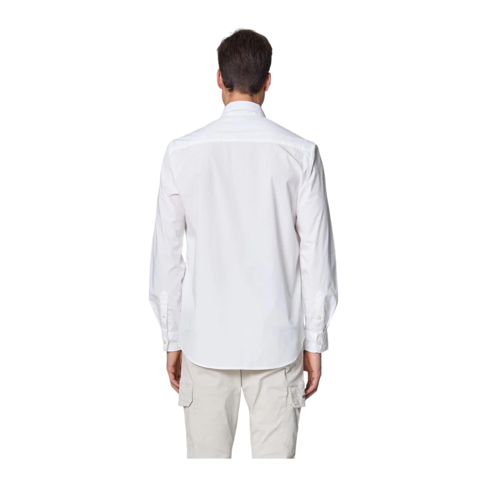 aeronautica militare Lange mouwen overhemd White Heren