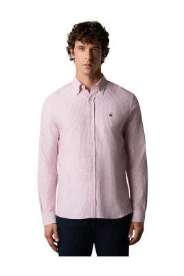 Slim Fit Oxford Skjorta med Button Down Krage