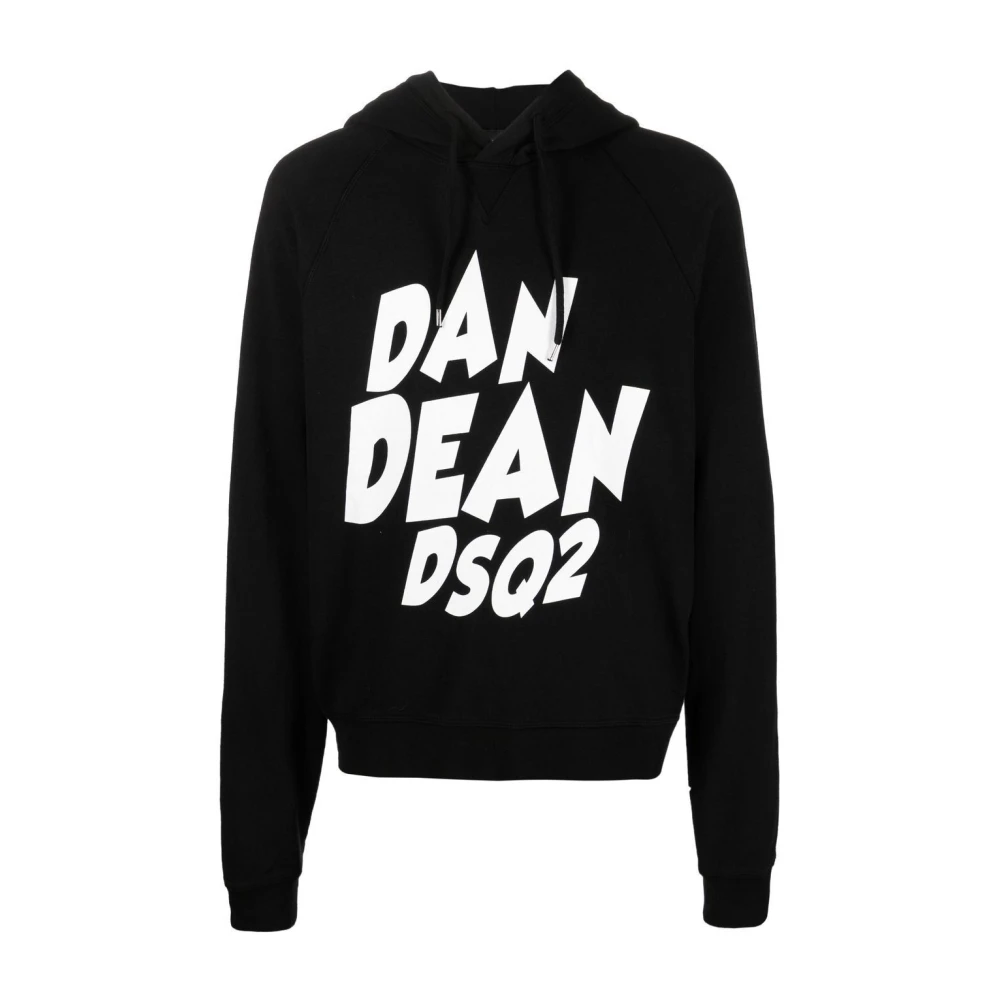 Dsquared2 Black Sweatshirt - Male - Hoodies - S - Sweatshirts & Hoodies