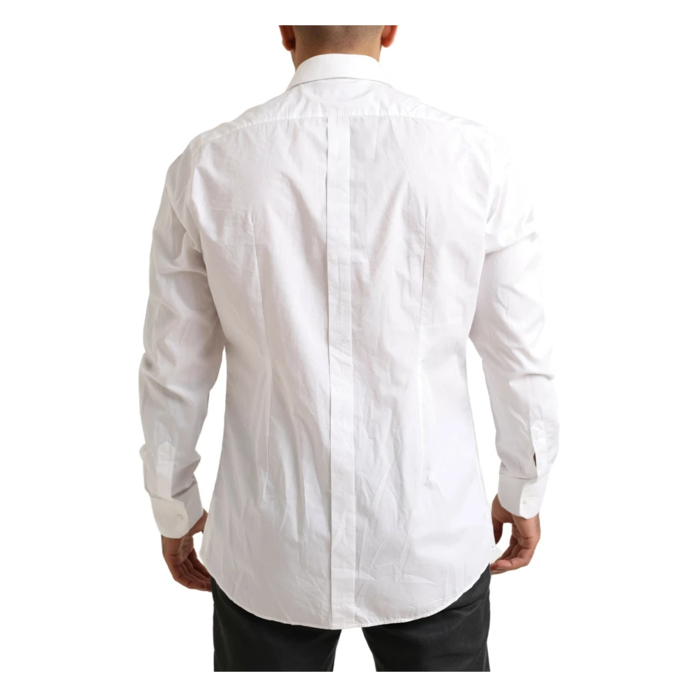 Dolce & Gabbana Formele Tuxedo Overhemd White Heren