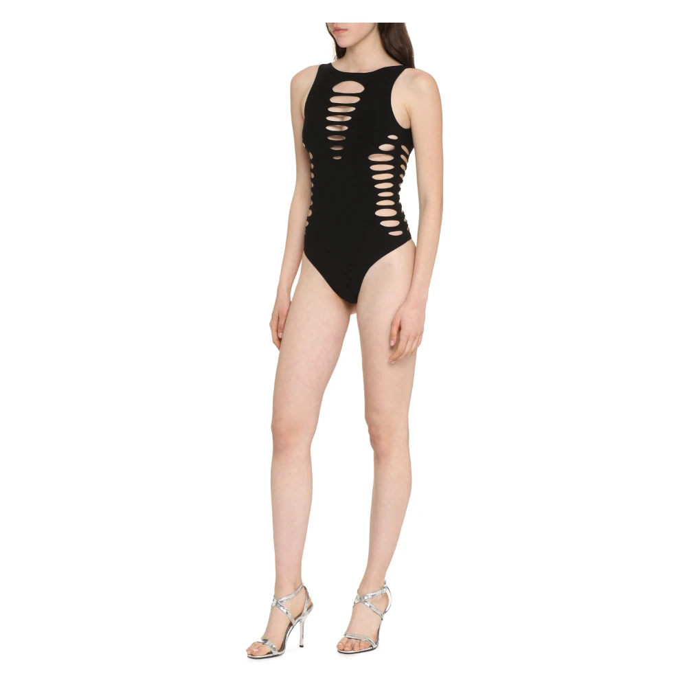 Versace Stijlvolle zwemkleding voor zomerplezier Black Dames