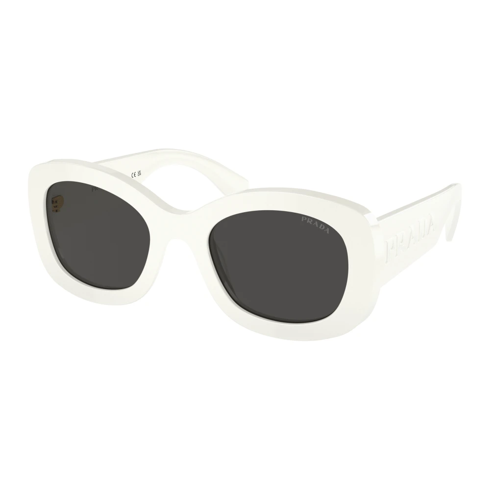 Prada Women's White Stylish Sunglasses In Blue Shade - Sunglasses - 54 Mm - Accessories