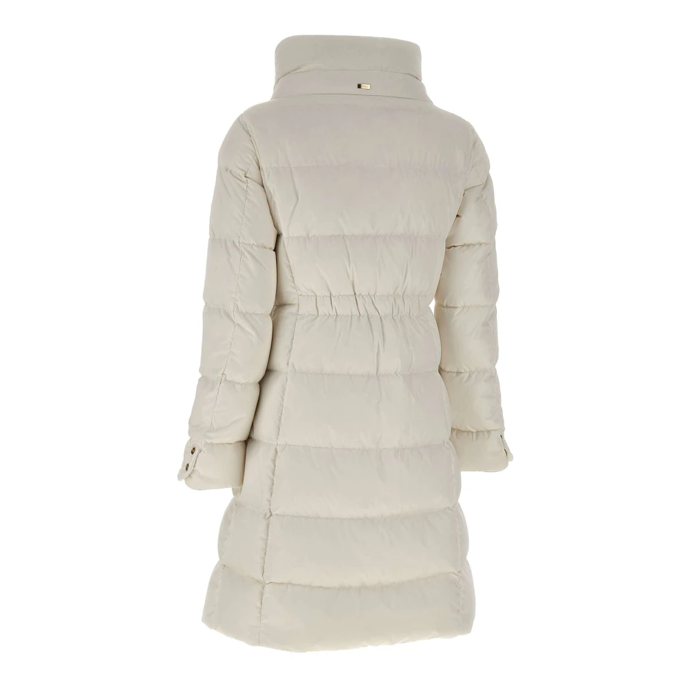Herno Witte Donsjas met Grosgrain Trekkoord White Dames