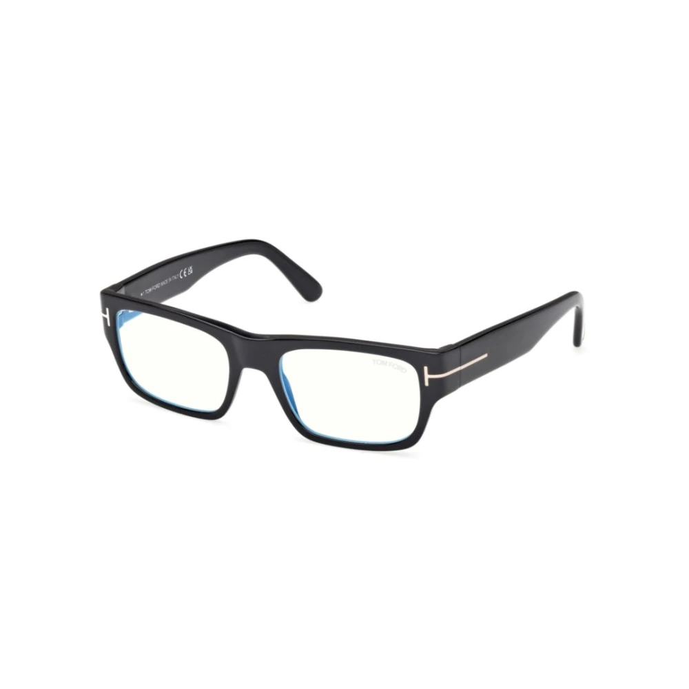 Tom Ford Unisex Blue Block Rectangular Opticals