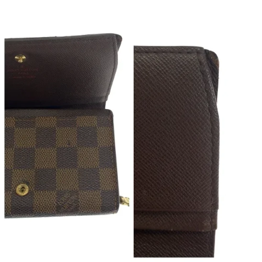 Louis Vuitton Vintage Pre-owned Canvas wallets Brown Dames