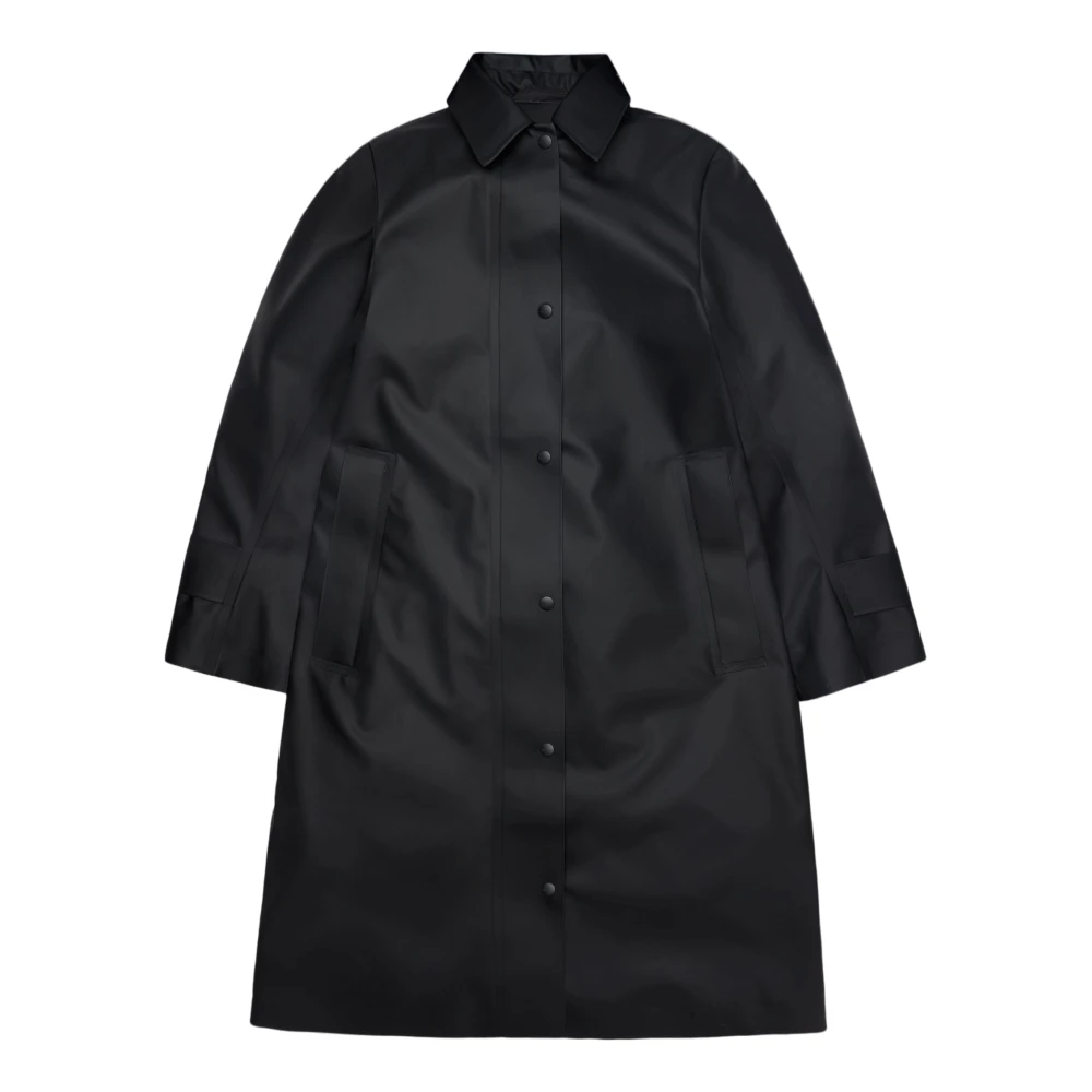 Rains Donna Nero Giacche, M, New,