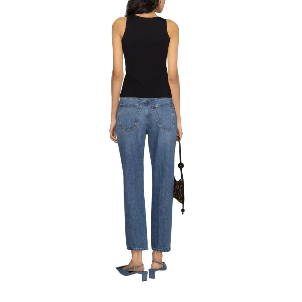 pinko Mouwloze Top Black Dames
