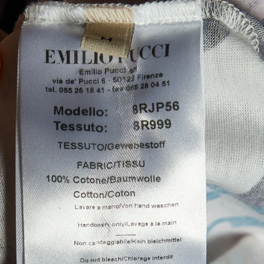 Emilio Pucci Pre-owned Cotton tops Multicolor Dames