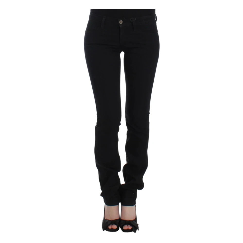 Costume National Donna Nero Jeans Straight Leg