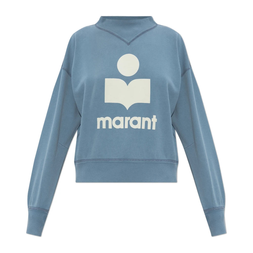 Marant Étoile Blue Sweatshirts, Female, 2XS, Moby Sweatshirt