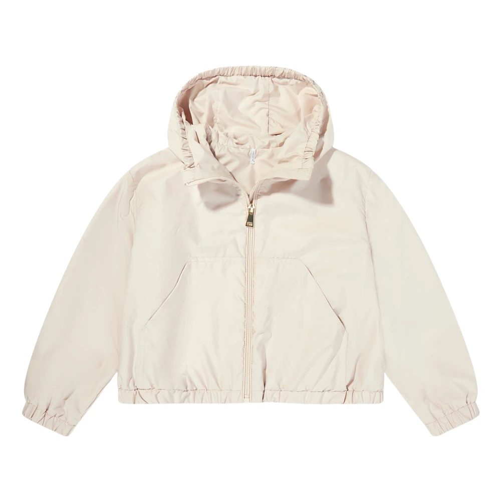 Moncler Girls Pink Saria Jacket - Light Jackets - 10 Y - Kids