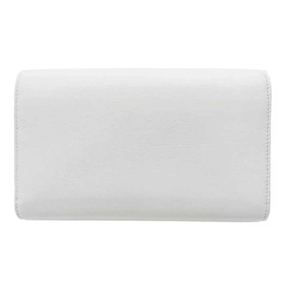 Balenciaga Vintage Pre-owned Leather wallets White Dames